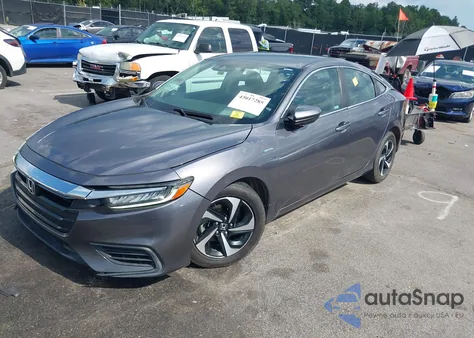 2021 Honda Insight Ex from USA, damaged, VIN 19XZE4F59ME010526